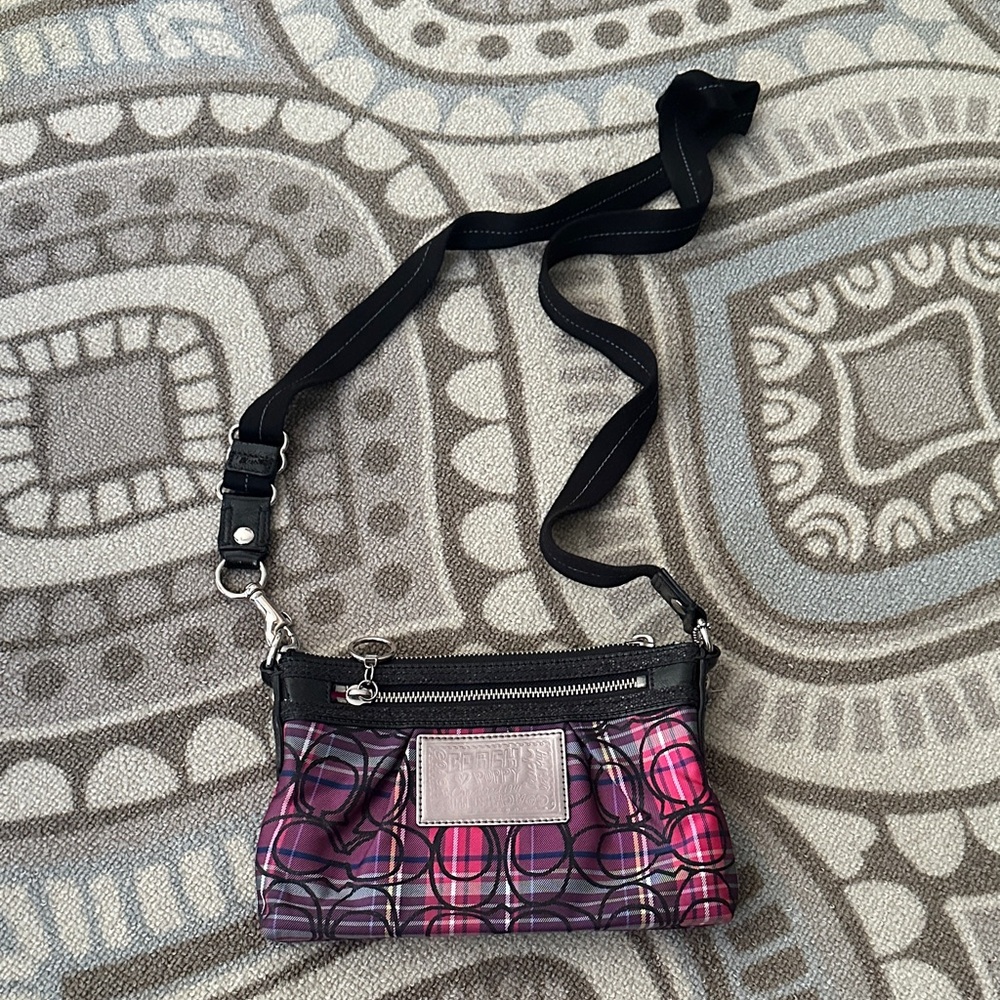 Coach Black and Pink Crossbody Bag
